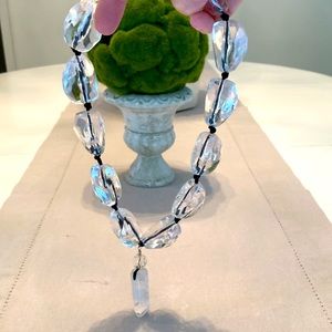 Carbon Beaded Chunky Necklace